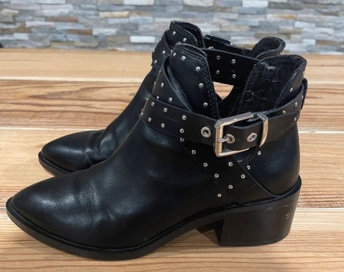 Boots noires Pull & Bear pointure 36