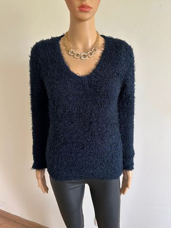 Pull tout doux bleu marine Morgan taille S TBE