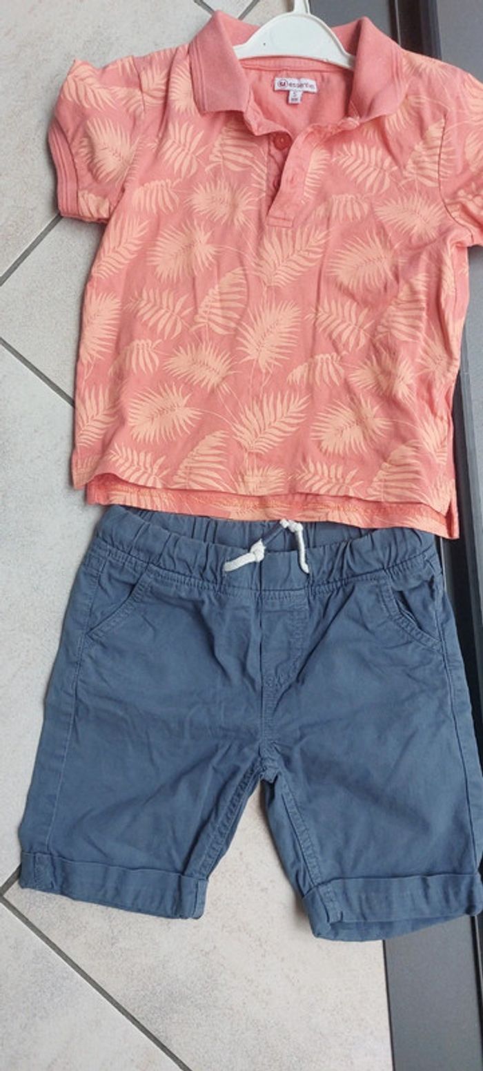 Lot cérémonie 5 ans short pantalon chemise polo - photo numéro 8