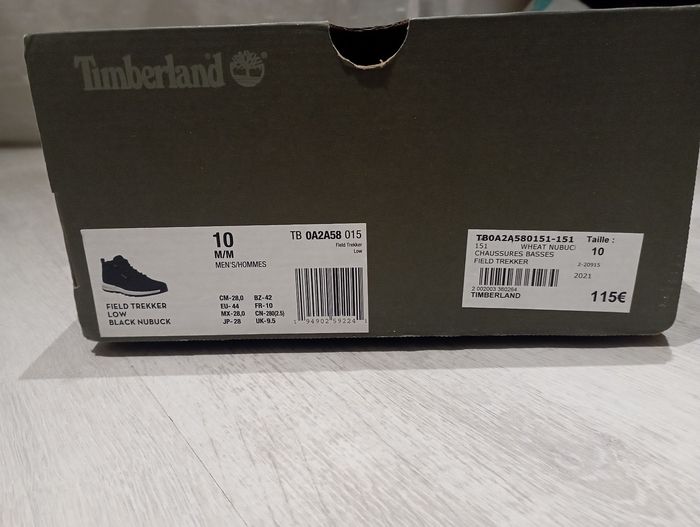 Chaussure Timberland noires neuves jamais porté