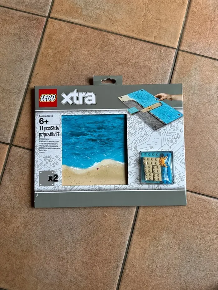 LEGO Xtra 853841 : La mer. Tapis de jeu 2 en 1, double sens.