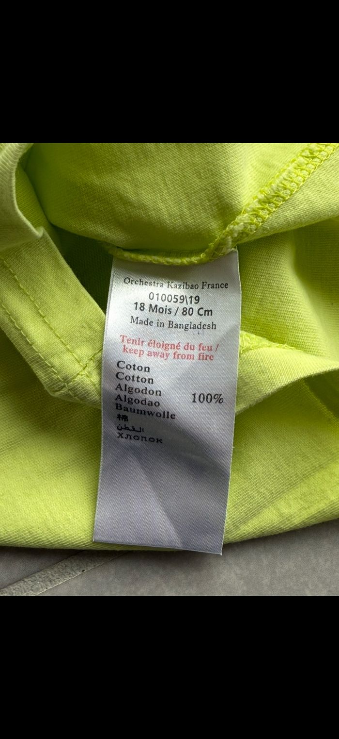 Tee shirt manches courtes 18 mois - photo numéro 8