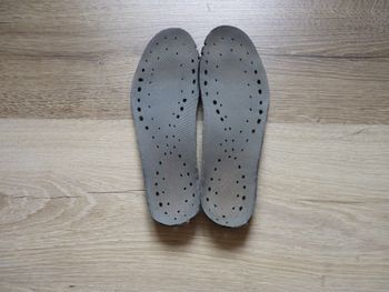 Paire semelles garçon 38 grise respirante accessoire chaussure sport TBE