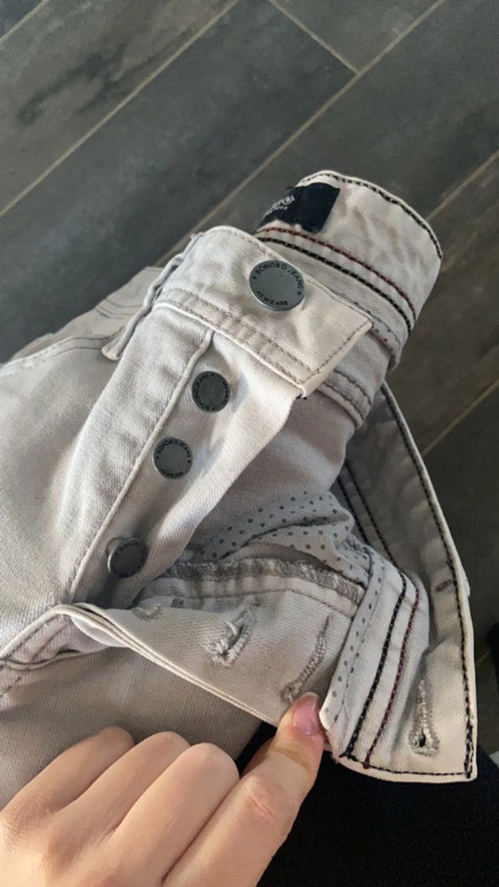 Jean gris très clair - photo numéro 3