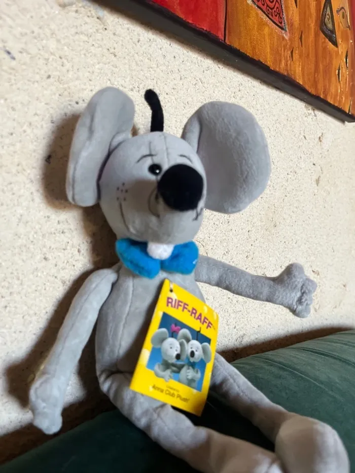 Peluche souris Anna club plush riff-raff - photo numéro 2