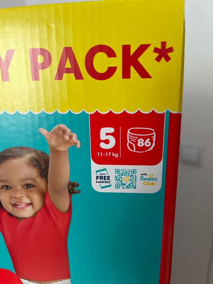 Pampers baby dry pants taille 5 - photo numéro 2