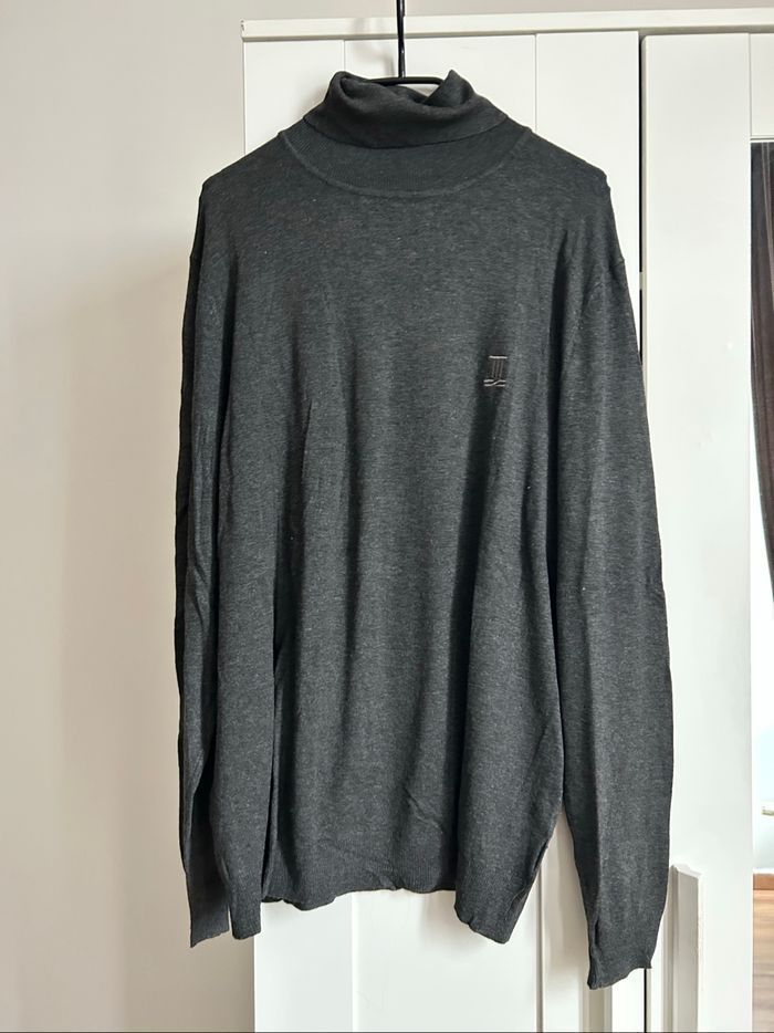 Lot de 2 pulls unis Col roulé Homme Torrente Couture Taille L - photo numéro 8