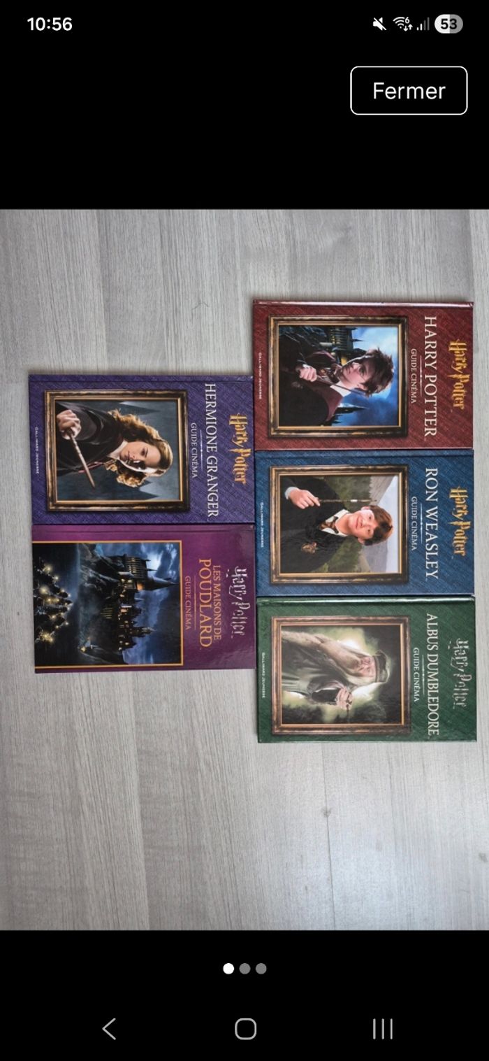 Lot 5 guides cinéma Harry Potter