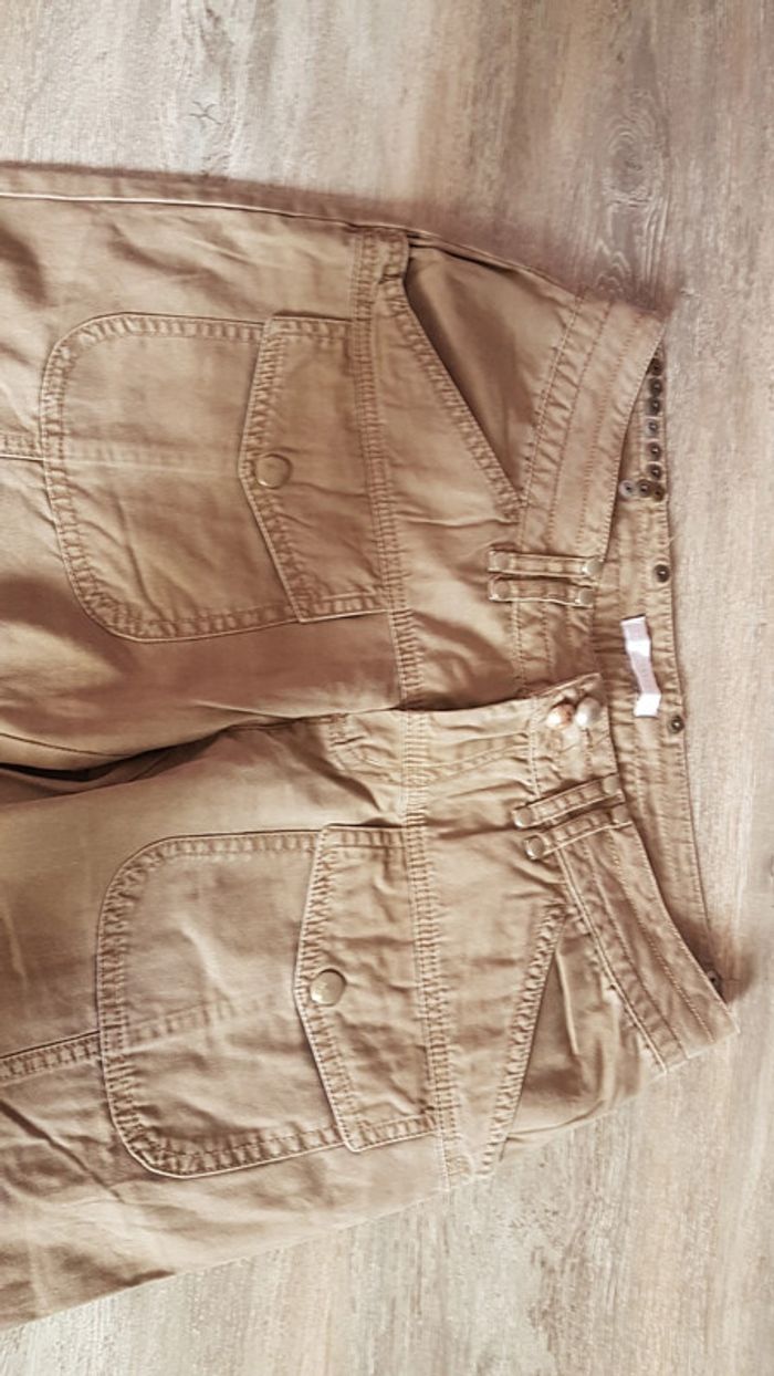 Pantacourt promod 38 beige - photo numéro 2