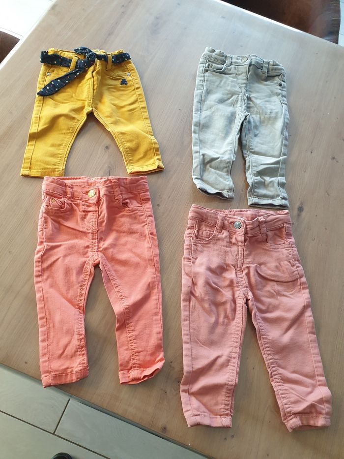Lot de 4 pantalons 6 mois