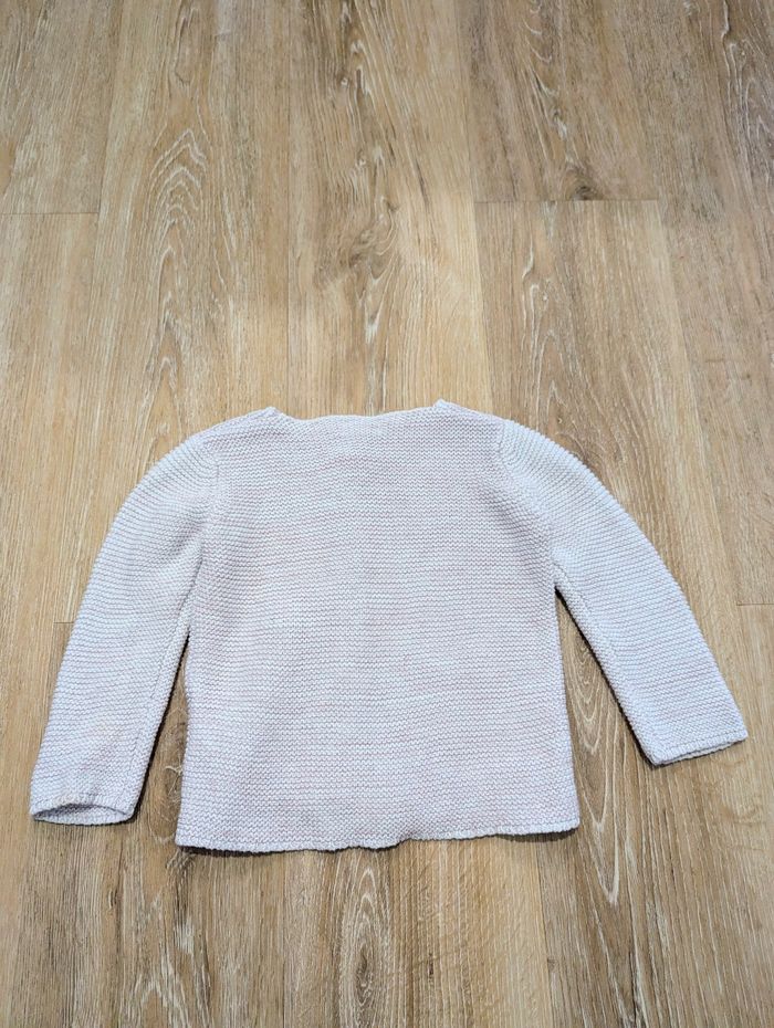 Gilet gris manches longues 24 mois bébé fille - photo numéro 5