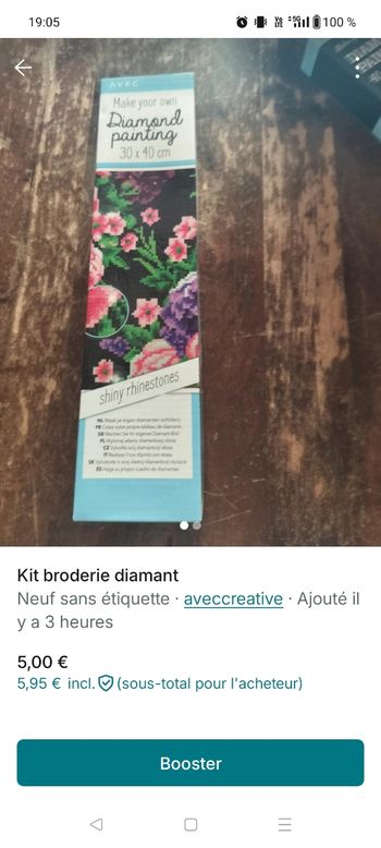 Broderie diamant 