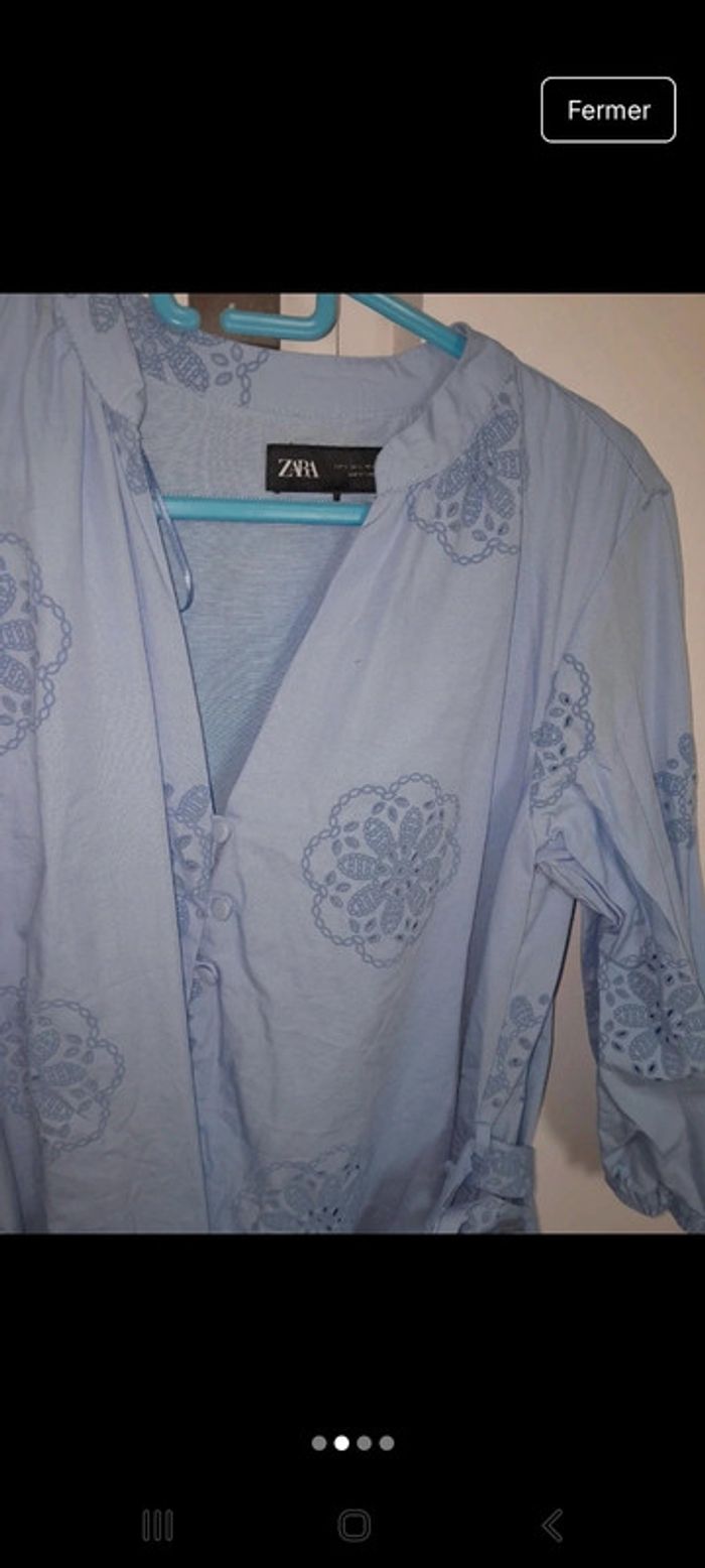 Robe bleu zara - photo numéro 2