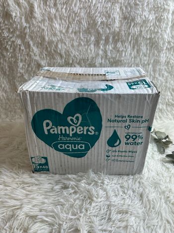 Lot de 720 lingettes Pampers Aqua 