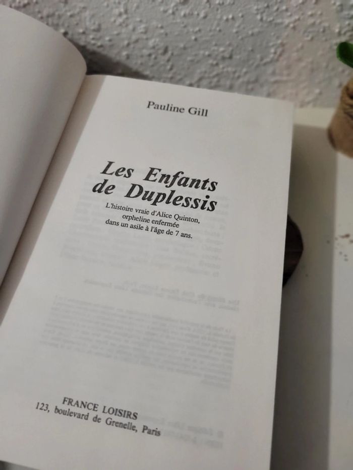 Livre "Les enfants de Duplessis" de Pauline Gill - photo numéro 5