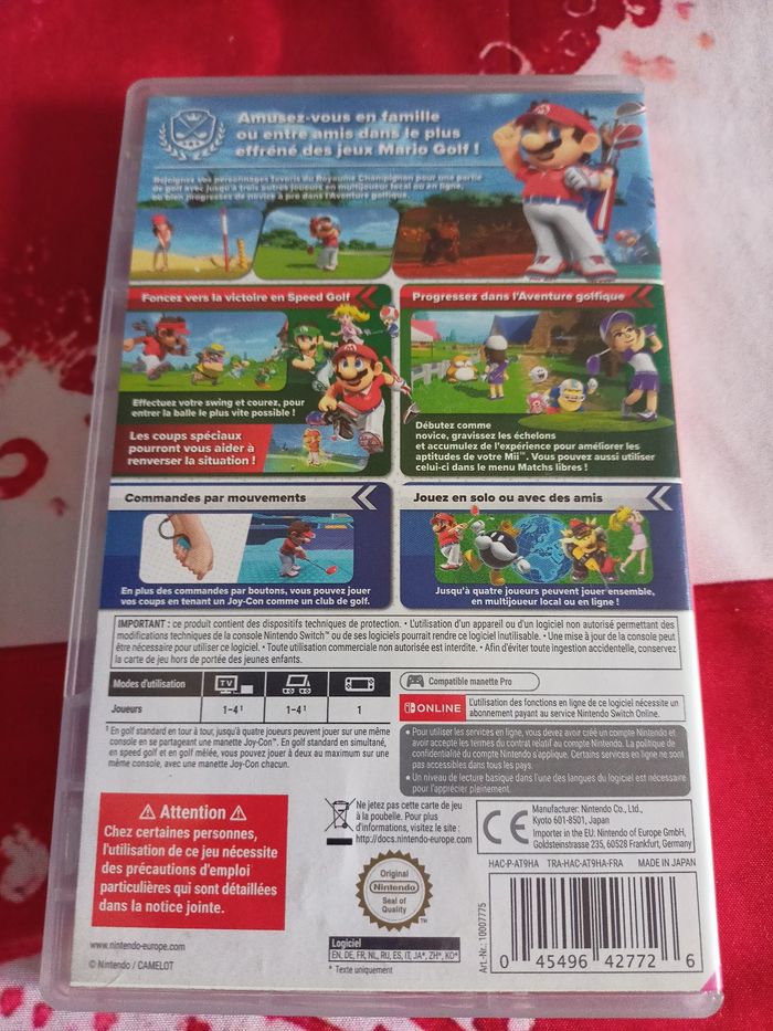 Nintendo Switch Mario golf - photo numéro 2