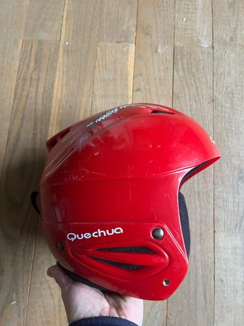 Casque de ski rouge Quechua 52-56 cm