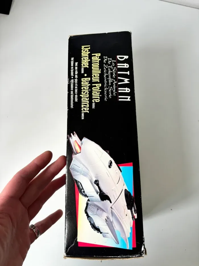 Véhicule voiture Batman figurine vintage complet Kenner la série animée , patrouilleur polaire - photo numéro 7