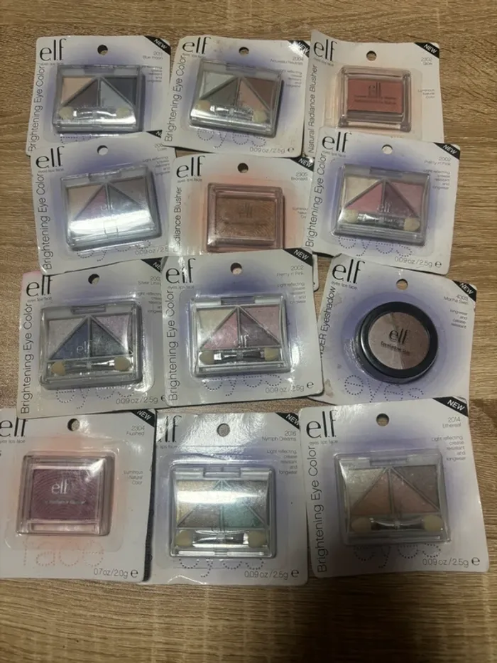 Fards à paupières et blush