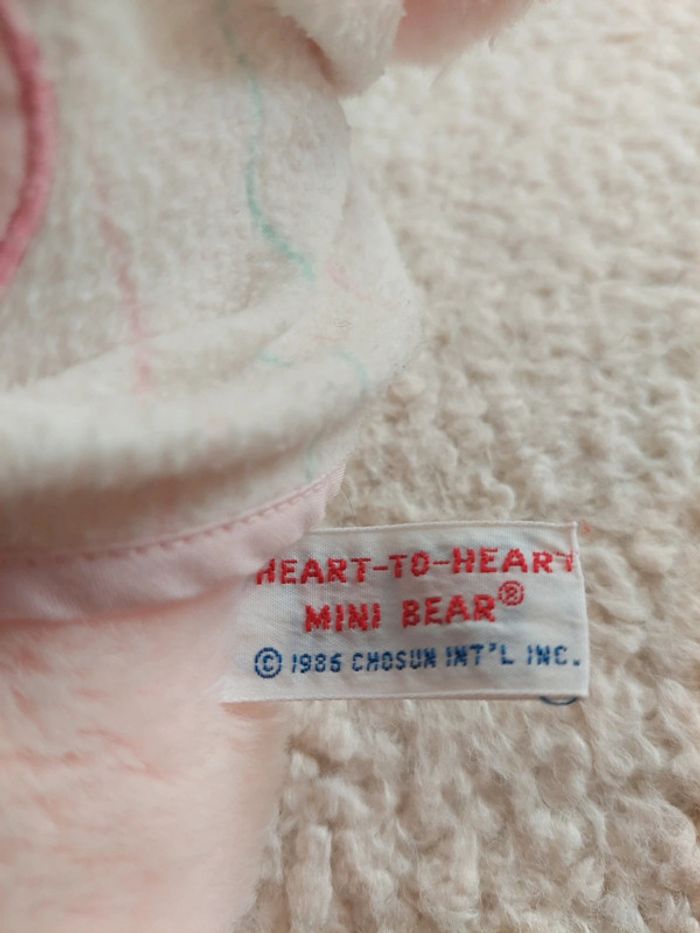 Heart to heart Mini Bear - ourson rose - photo numéro 6