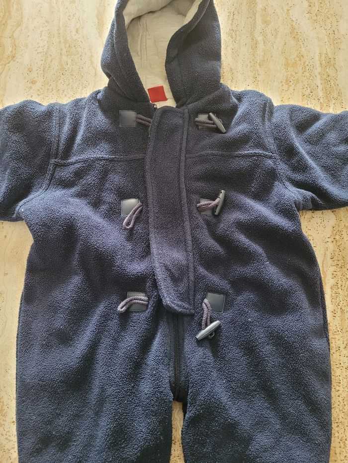 Duffle coat tex 12 mois bleu marine