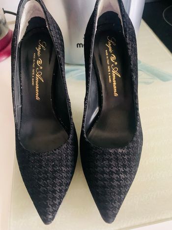 Escarpin velours noir