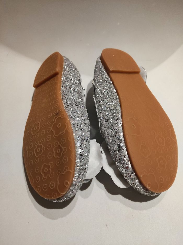 Chaussure princesse paillettes argentees 32 - photo numéro 7