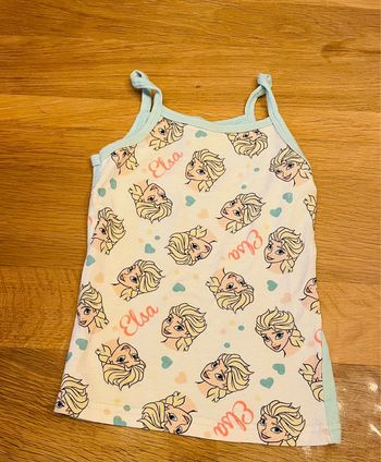 Débardeur 2 ans la reine des neiges