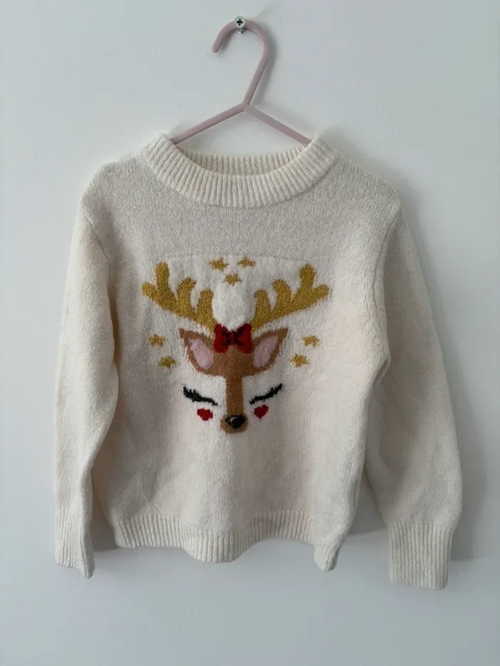 Pull de Noël renne - Kiabi - 3 ans