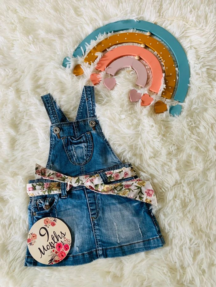 Robe salopette jean Zara 9M
