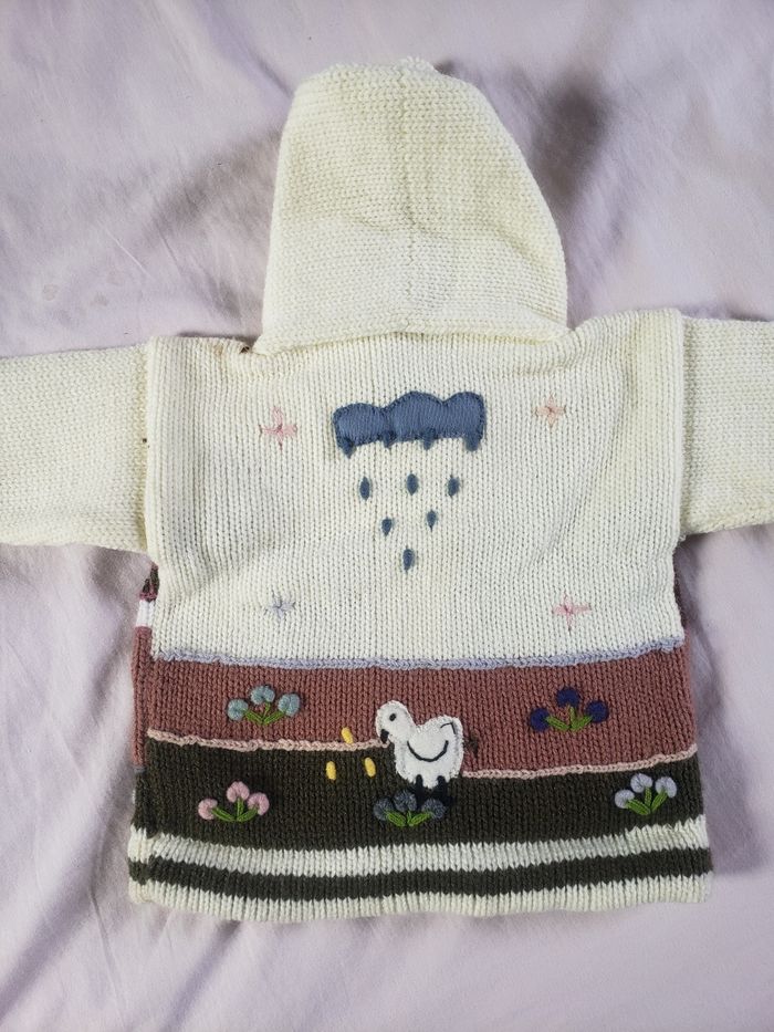 Gilet avec fermeture 6 mois - photo numéro 2