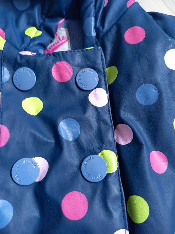 Manteau imperméable taille 12 mois - photo numéro 3