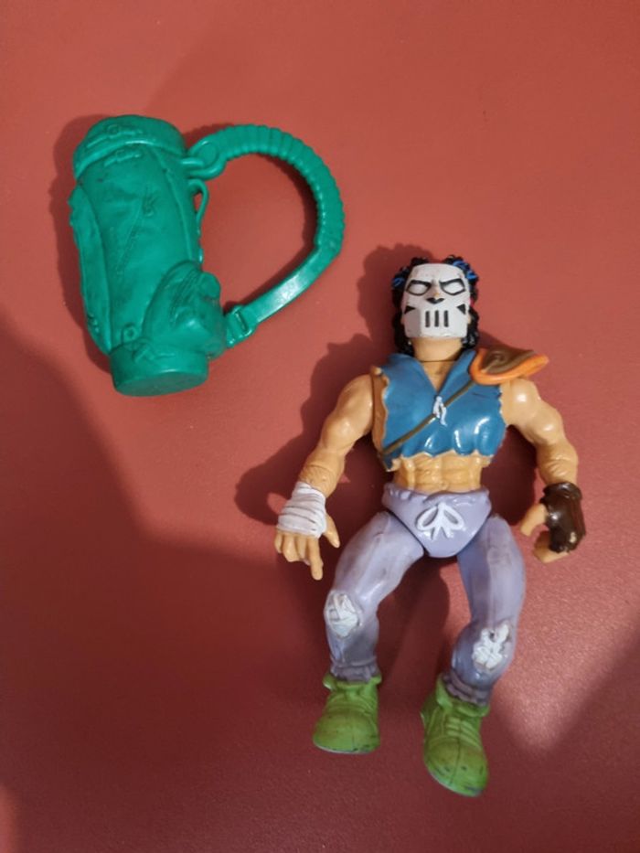 Casey Jones tmnt 1989 avec son sac , à renettoyer - photo numéro 9