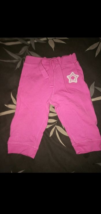 Bas de jogging 12 mois rose kitchoun