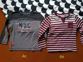 Lot de 2 hauts garçon 3ans okaidi