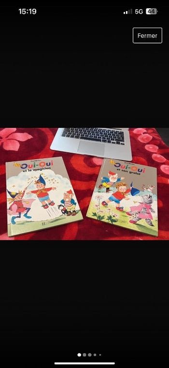 Lot de livres oui oui