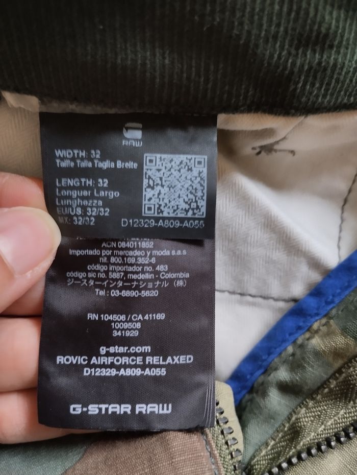 Pantalon G-star Raw Rovic Airforce relax taille W32 L32 - Neuf - photo numéro 9