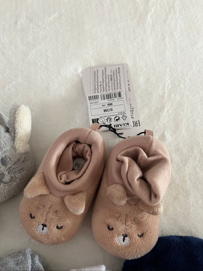 Lot de chaussons - bébé - photo numéro 3