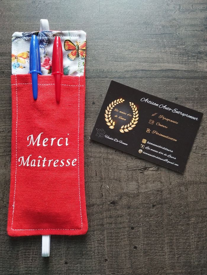 Marque-page "Merci Maîtresse"