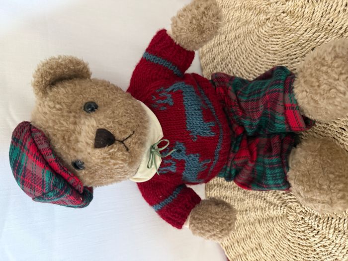 Ours de Noël Ganz Euro Bear vintage 1994