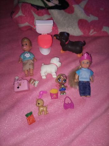 Ensemble Petites poupées et accessoires 
