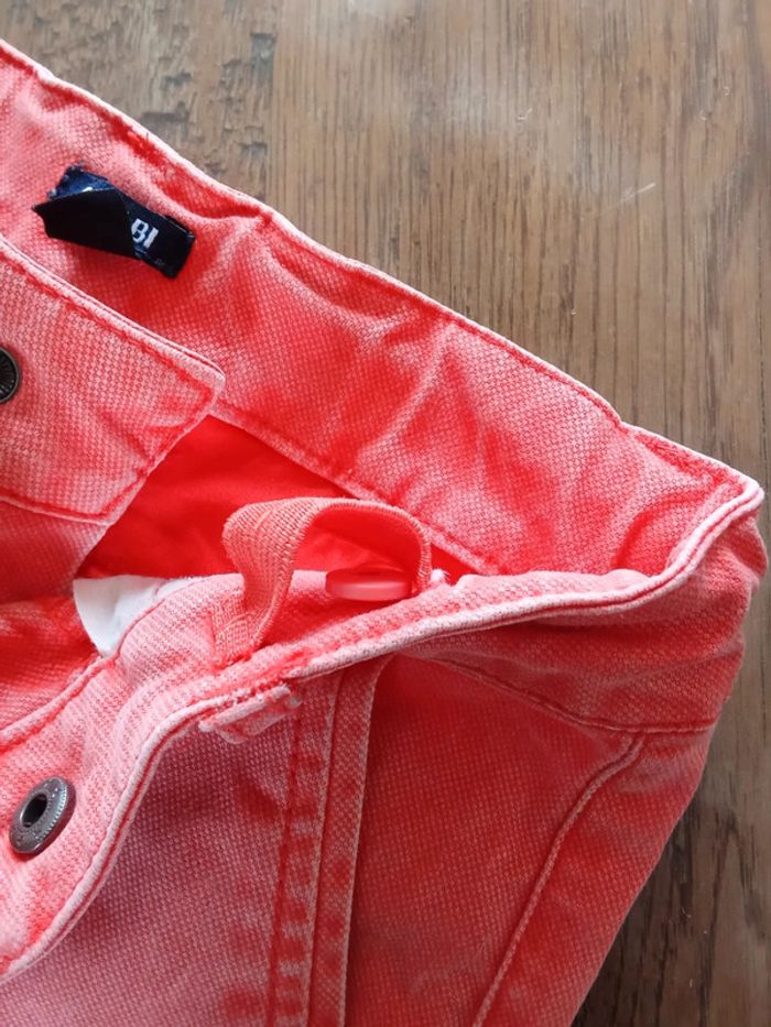 Pantalon léger orange corail - photo numéro 4