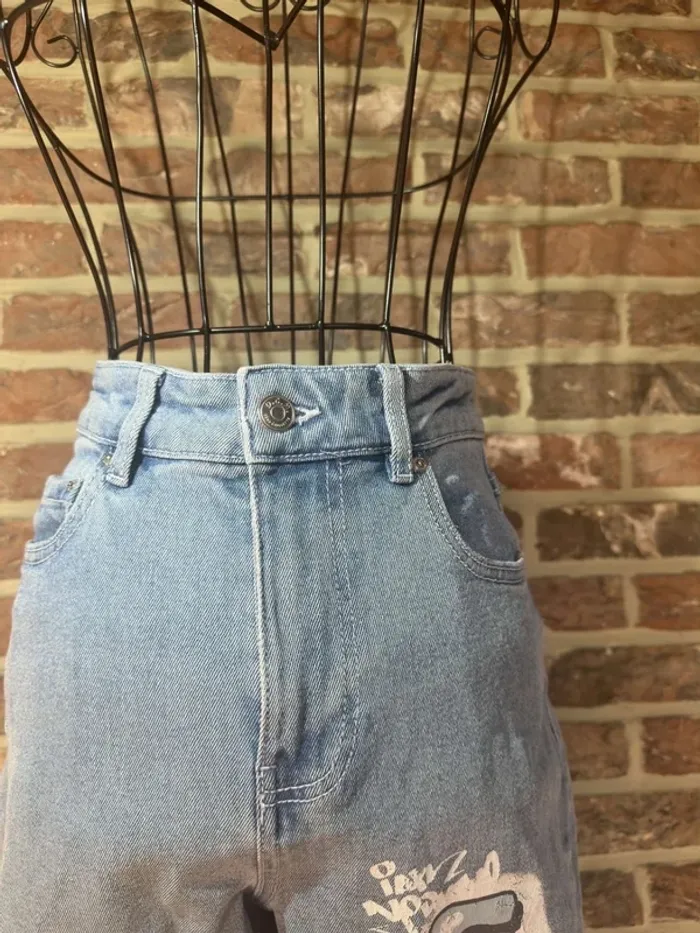 Jeans taille haute Girl Gang Jennyfer Taille S / 36 - photo numéro 6