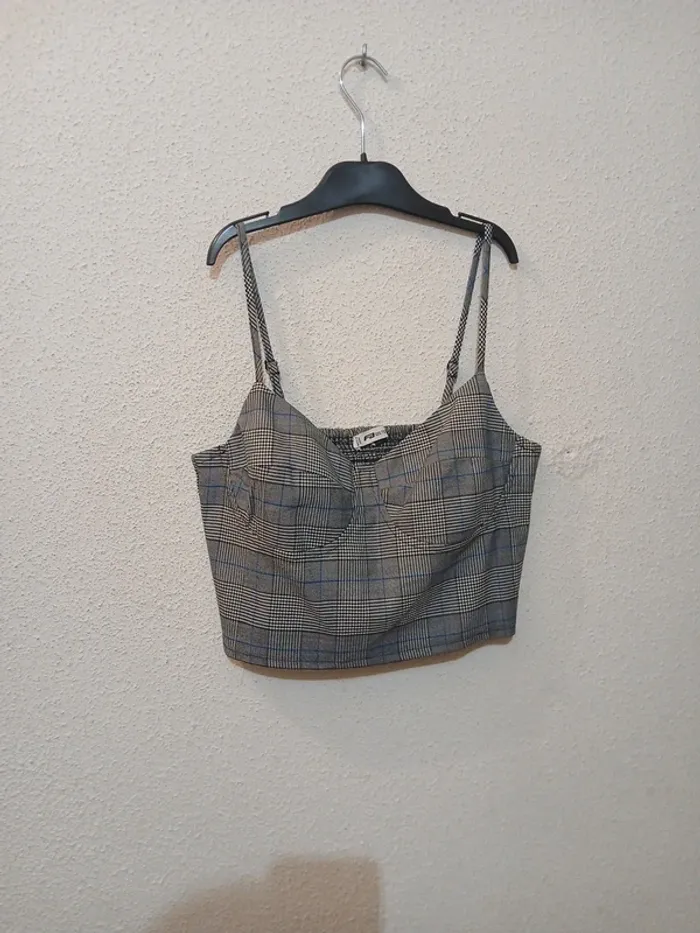 Top court a carreaux reglables " FB sisters " taille m