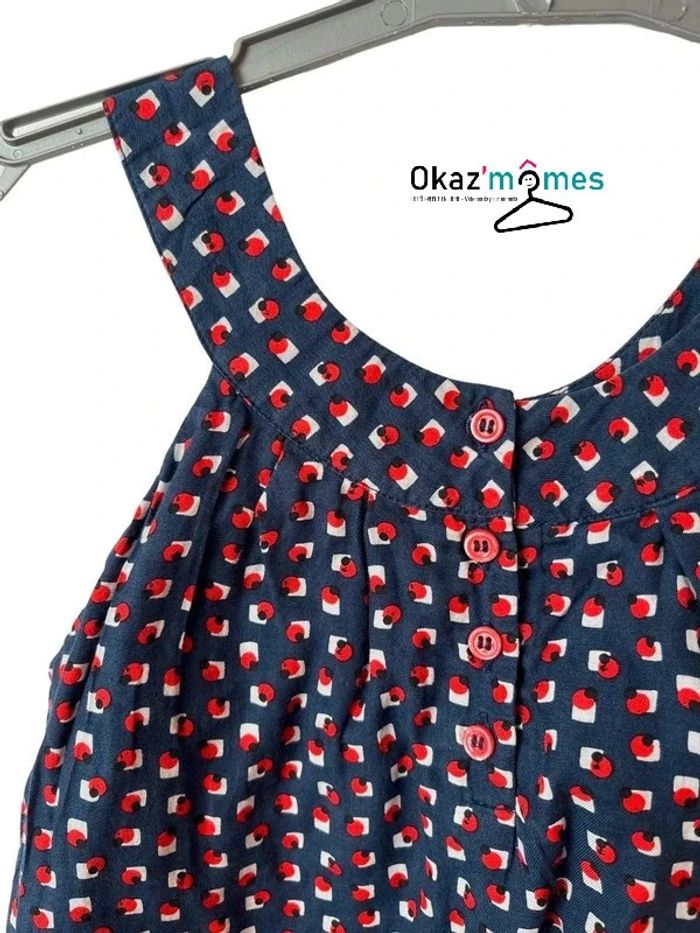 Top été bleu marine à motifs géométriques - Marèse 8 ans (126cm) - photo numéro 4