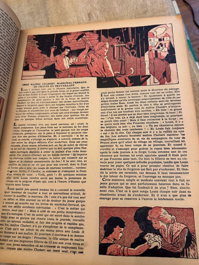 Livre très ancien bd rare Le fils de Gaspard le Rouge Roger Roux Pierre Probst auteur Caroline - photo numéro 4