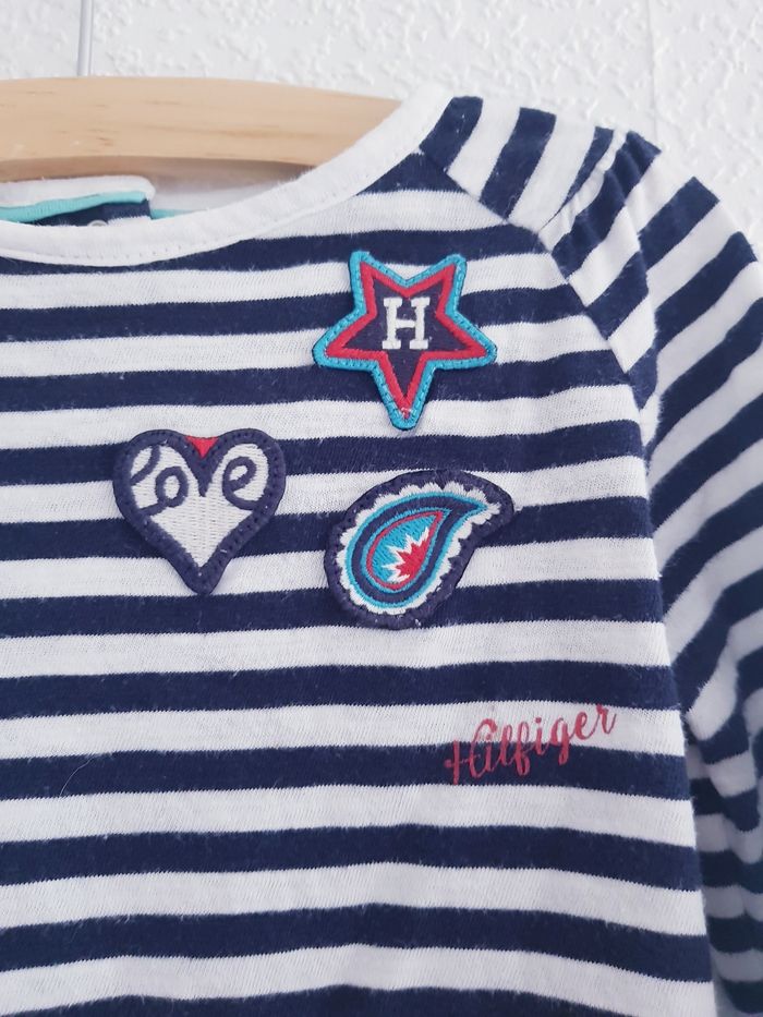 Tommy Hilfiger - Tee-shirt manches longues - Marinière (18 mois) - photo numéro 3