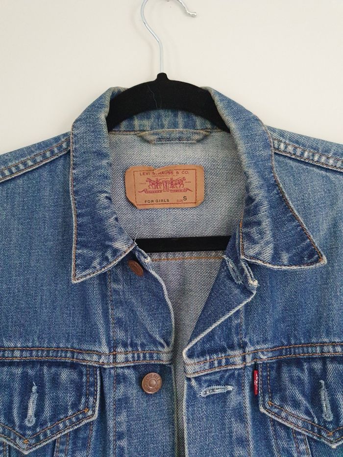 Veste en jean bleu Levi's femme taille S - photo numéro 3