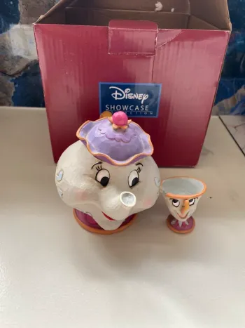 Figurine Disney Traditions Madame Samovar et Zip