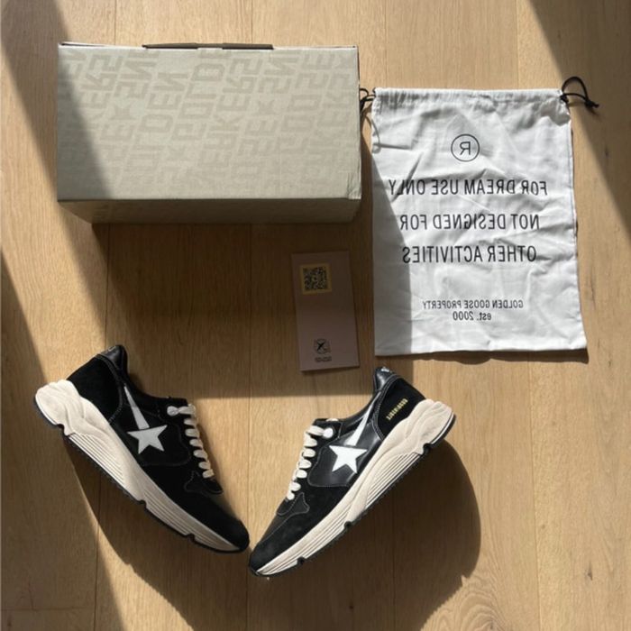 Golden Goose sneakers noir blanc homme / baskets luxe GGDB / running style / état neuf 